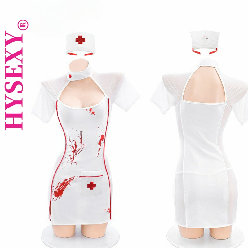 Halloween Nurse Costume Cosplay Costume Sexy Lingerie Sexy Uniform
