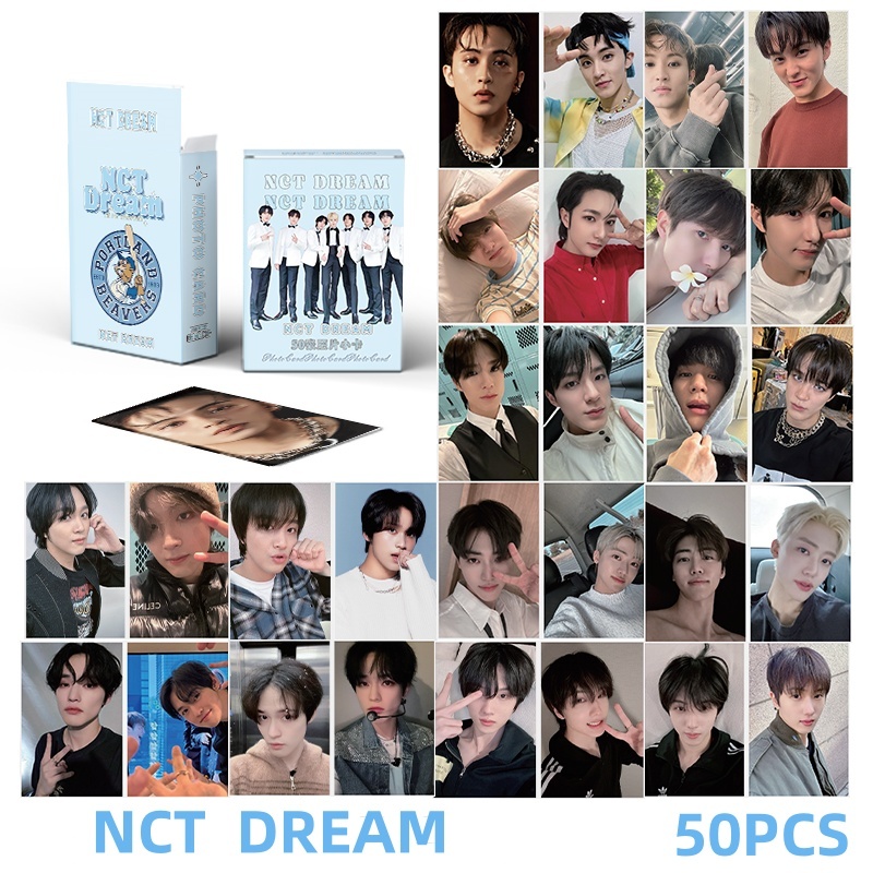 Pcs Nct Wish Dream Laser Hologram Lomo Cards Wayv Jisung Jeno