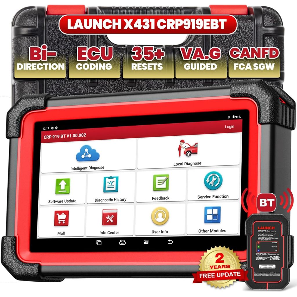 2024 LAUNCH X431 CRP919E BT DBScar VII VCI Car Diagnostic Tool Auto OBD