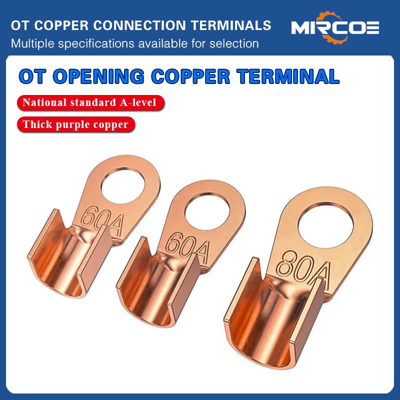 Pcs Copper Battery Cable Connector Terminal Open Lugs Wire Terminals