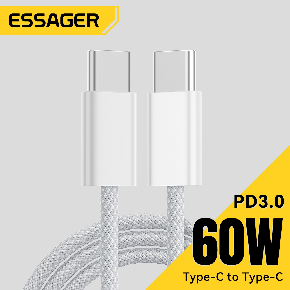 Essager W A Type C To Type C Fast Charging Data Cable Shopee