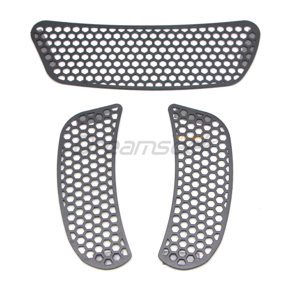 Front Fairing Mesh Vent Screen Batwing Accent Grills For Harley Low