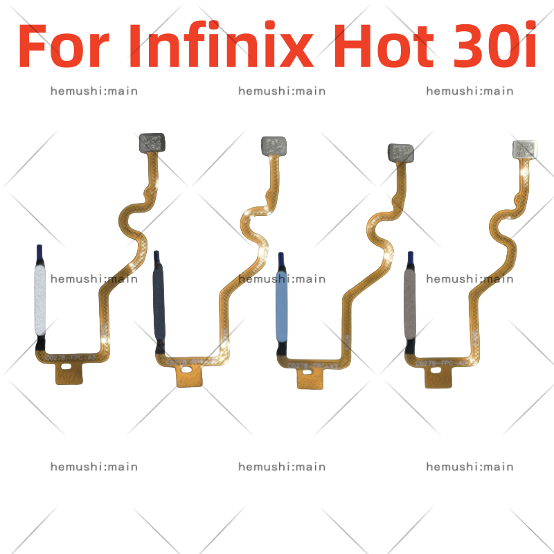 Fingerprint Scanner For Infinix Hot 30i X669 X669C X669D Home Button Fingerprint Menu Return Key