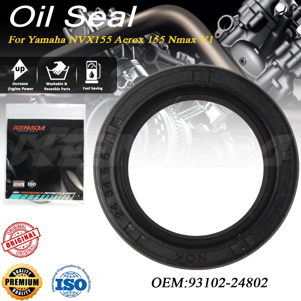 Kenada Racing Oil Seal For Yamaha Genuine Pulley Side 93102 24802 AEROX