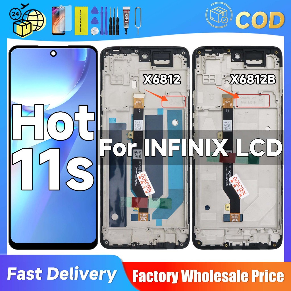 For Infinix Hot S NFC X X B LCD Display Touch Screen Digitizer