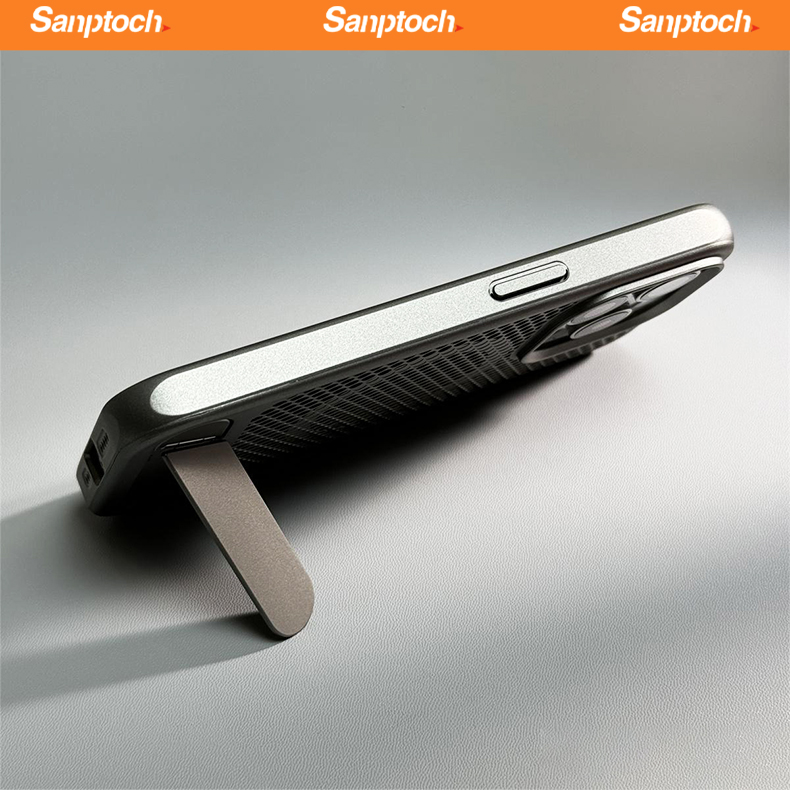 Sanptoch For Magnetic Cooling Stand Phone Case For IPhone 16 15 14 13