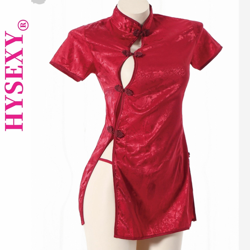 Sexy Cheongsam Dress Vintage Lingerie Uniform Temptation Cosplay