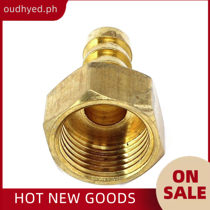 Mm Hose Barb Bsp Female Thread Quick Connector Adapter Gold