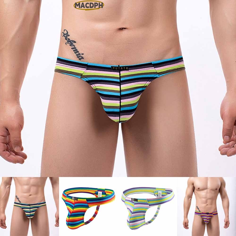 P Sale Men Sexy Bulge Pouch G String Bikini Breathable Thong