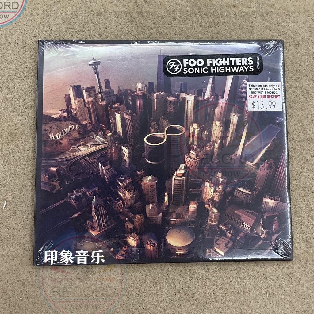 Foo Fighters Sonic Highways Sonic Highways CD Album Sealed Shopee