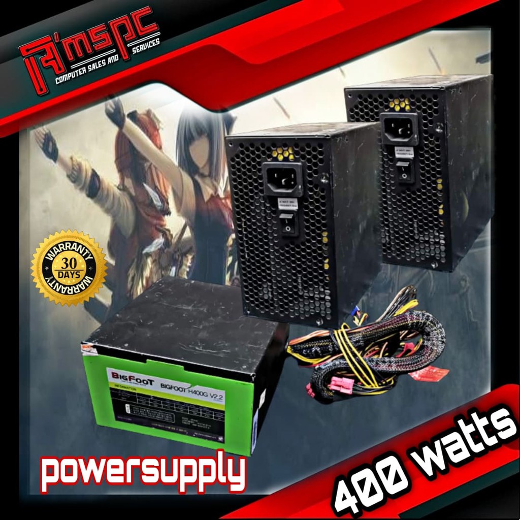 400 WATTS POWER SUPPLY KOREAN TRUE RATED ASSORTED BRAND Shopee