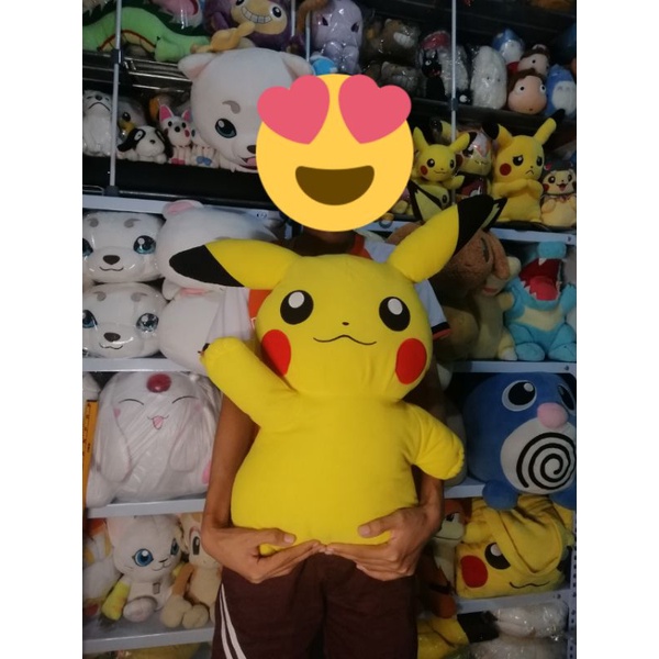 LIFESIZE Huggable 20 Inch Pikachu Pokemon Anime Plush Toy Pokemon