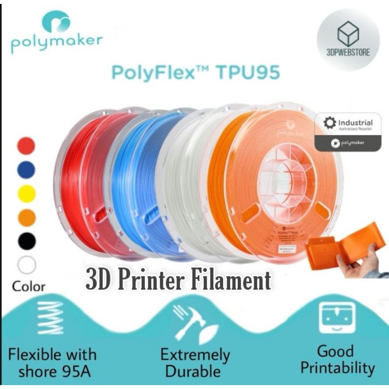 Polymaker Tpu A A Hf High Flow Polyflex Flexible Filament For