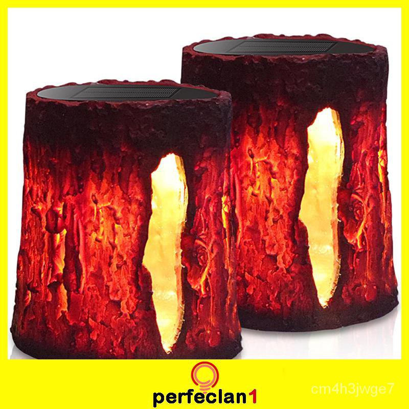 Boutique Hot Led Fireplace Lantern Garden Lamp Log Fire Effect