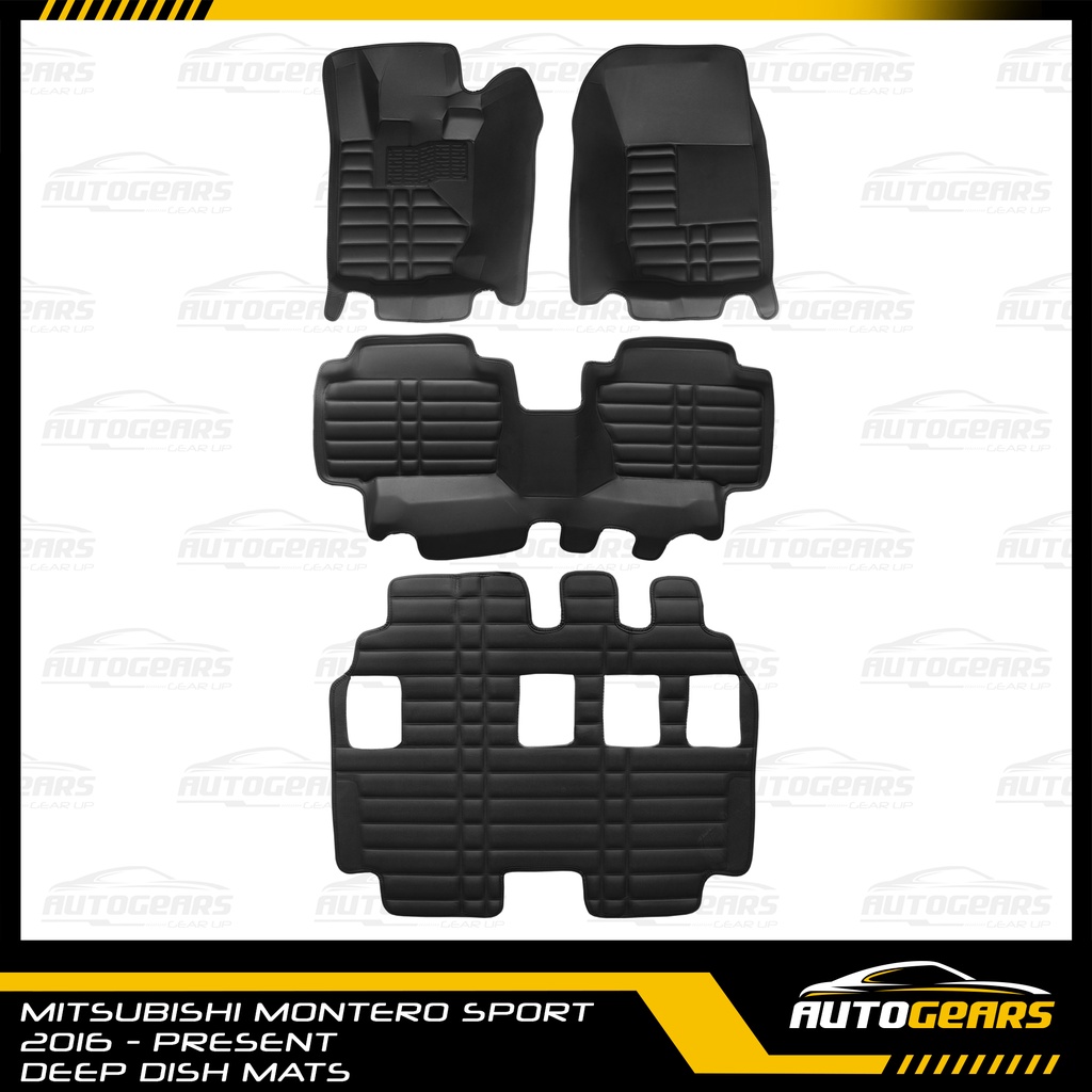 Mitsubishi Montero Sport Deep Dish Mats Matting