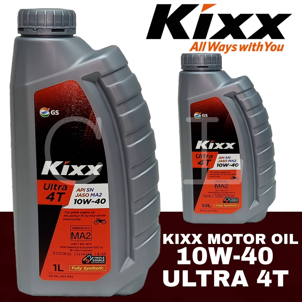 KIXX ULTRA 4T 10W 40 FULLY SYNTHETIC Shopee Philippines