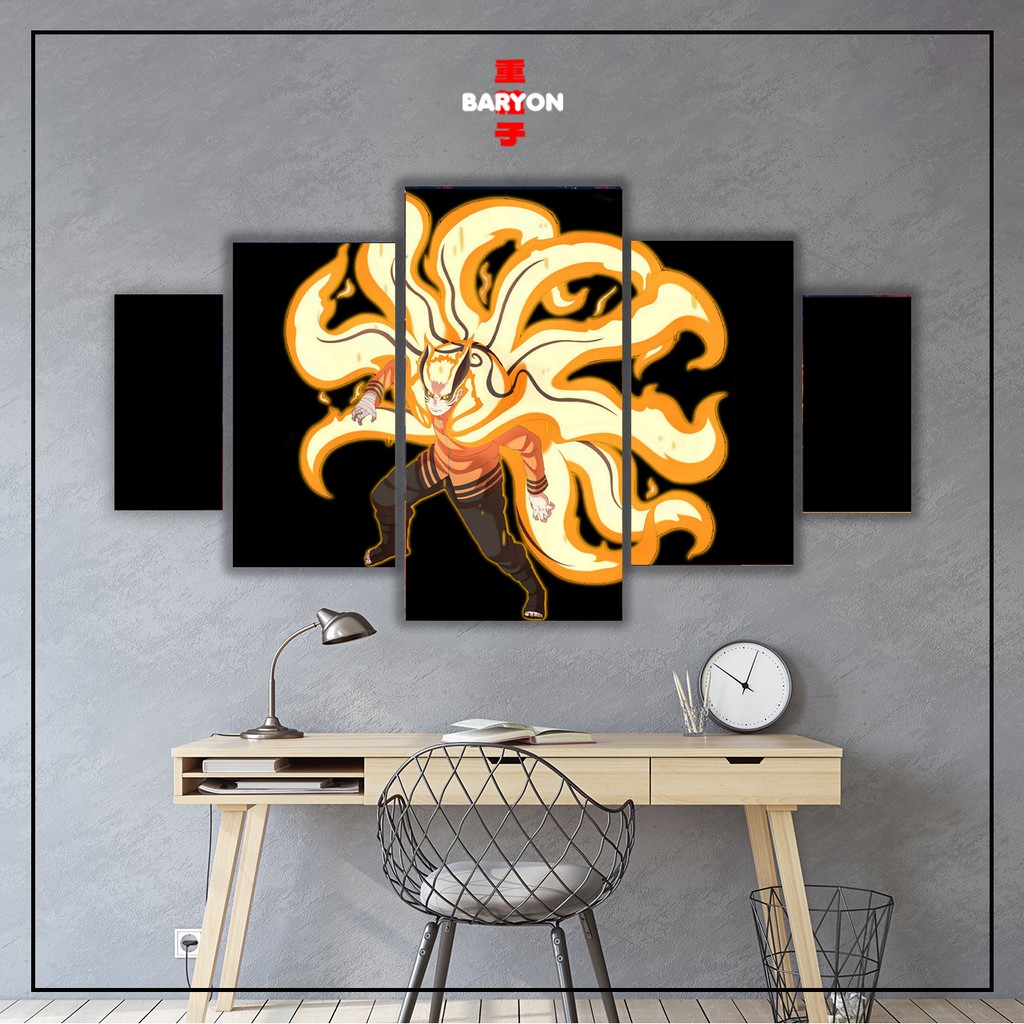 Hiasan Dinding Kayu Baryon Wall Decor Naruto Baryon Mode Set Wall