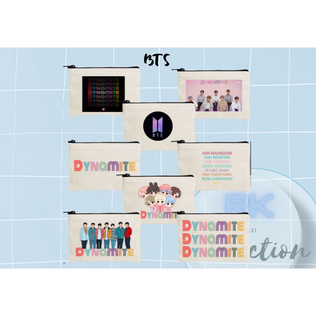 BTS Coin Purse V3 Canvas RK COLLECTION Shopee Philippines