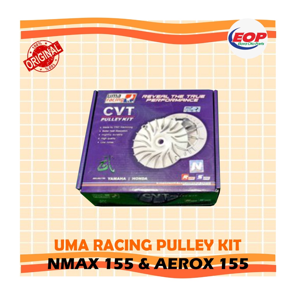 Pulley KIT CVT UMA RACING NMAX 155 AEROX 155 ORIGINAL Shopee Philippines