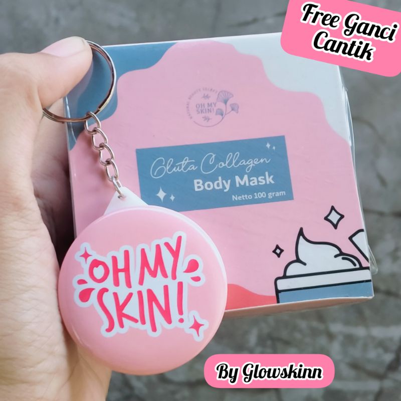 Body Mask Gluta Collagen Ohmyskin Bpom Body Bleaching Mask Shopee