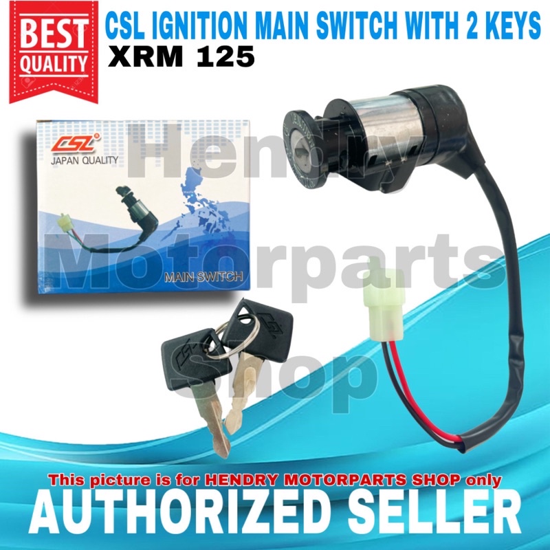 CSL IGNITION MAIN SWITCH 2 KEYS FOR HONDA XRM 125 JAPAN QUALITY