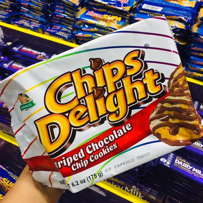 Chips Delight Chocolate Chip Cookies 200g Striped Choco Triple