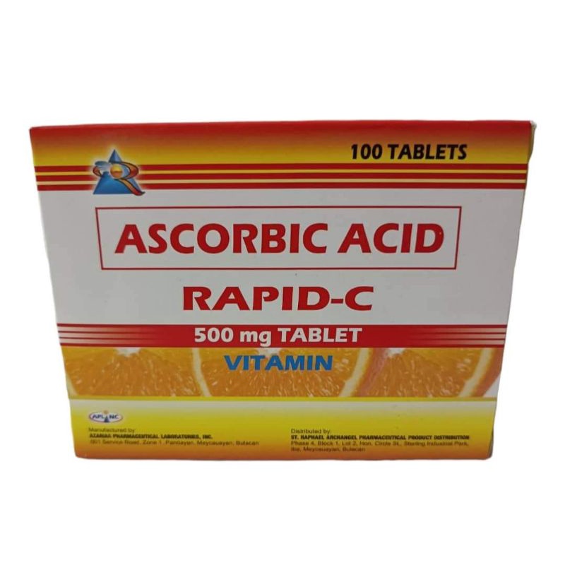 MYREVIT C RAPID C ASCOPHIL Ascorbic Acid 500mg Tablet Shopee