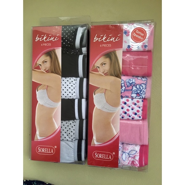 Original Sorella Panty In Bikini Pack Shopee Philippines