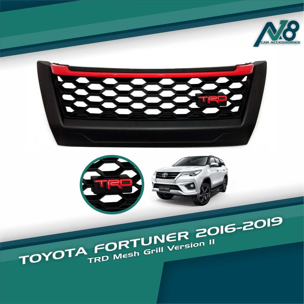 Toyota Fortuner Trd Front Grill Honeycomb Design Version