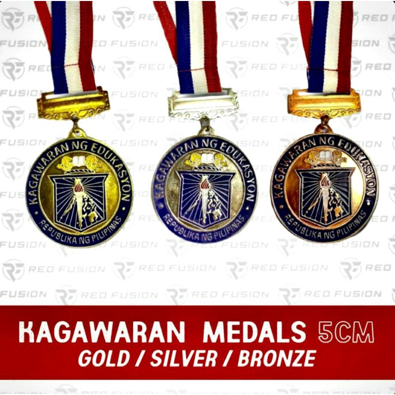 Kagawaran Medal Gold Silver Bronze 5cm Shopee Philippines