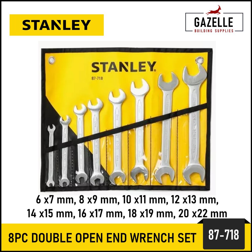 Stanley Combination Wrench Set 8Pc Double End Slimline 9Pc 14 Pc 87