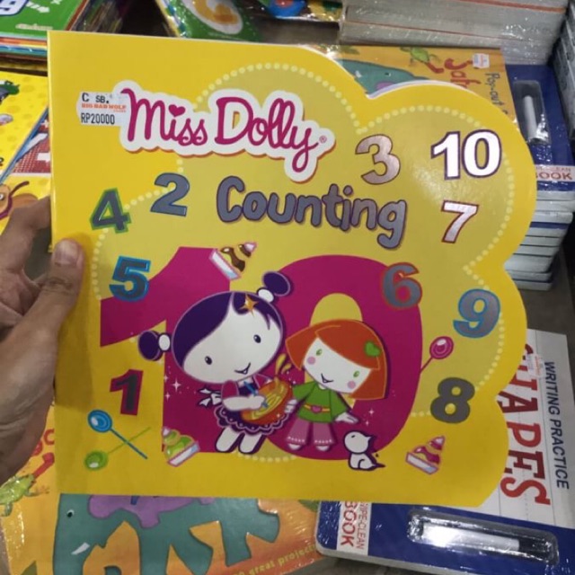 Bbw Book Sticker Book Miss Dolly Counting Shopee Philippines