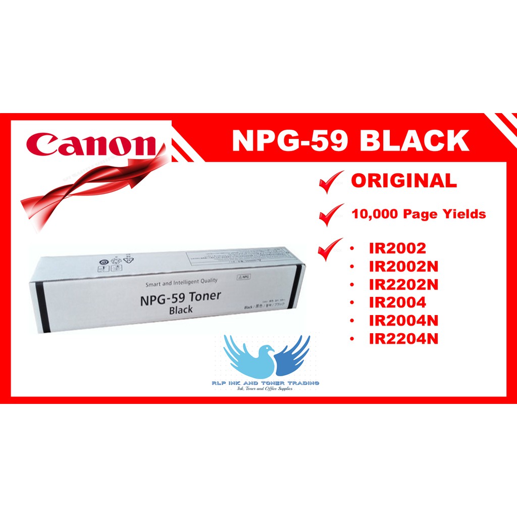 Canon Npg Black Original Toner Cartridge Shopee Philippines