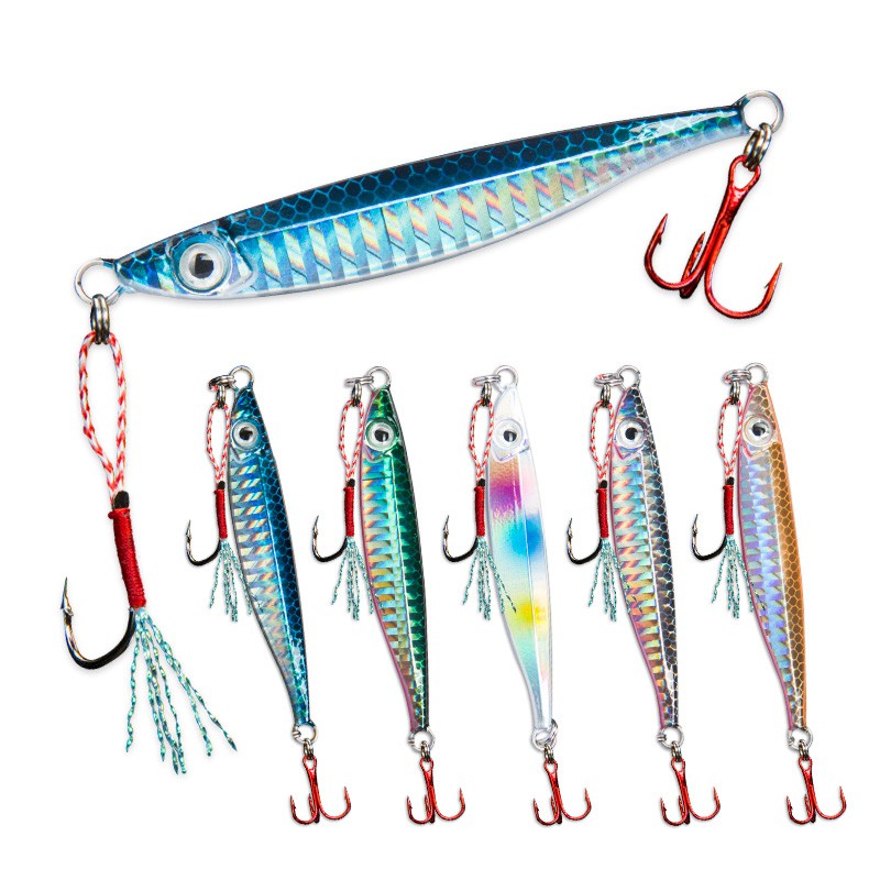 G G Fishing Jigging Lure Spoon Spinnerbait Metal Bait Bass Tuna