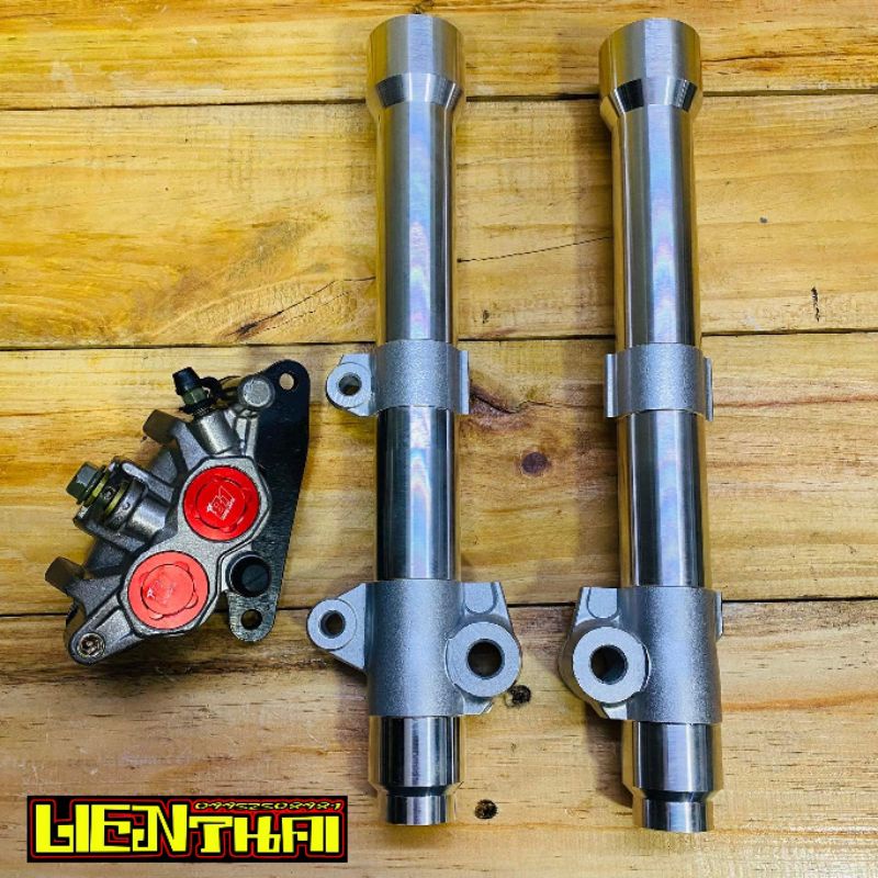 LIGHTEN FRONT SHOCK OUTER TUBE W CALIPER 8 1 2 CHIPS WAVE125 XRM125