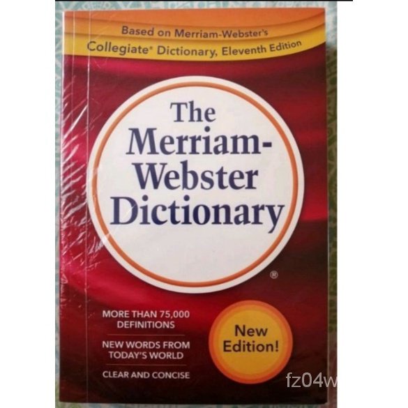 THE MERRIAM WEBSTER AND GARFIELD DICTIONARY Iy76 Shopee Philippines