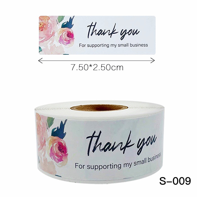 Pcs Roll Thank You Sticker For Business Decoration Labels