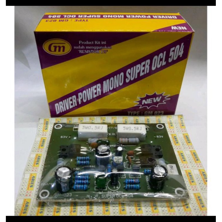 Ungu Super Power Driver Kit Gm Ocl Mono Yellow Purple W Gm