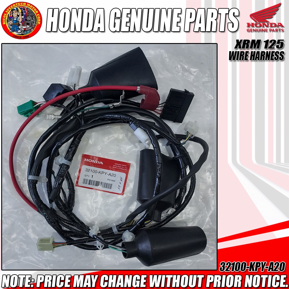 XRM 125 2010 WIRE HARNESS HPI GENUINE 32100 KPY A20 Shopee