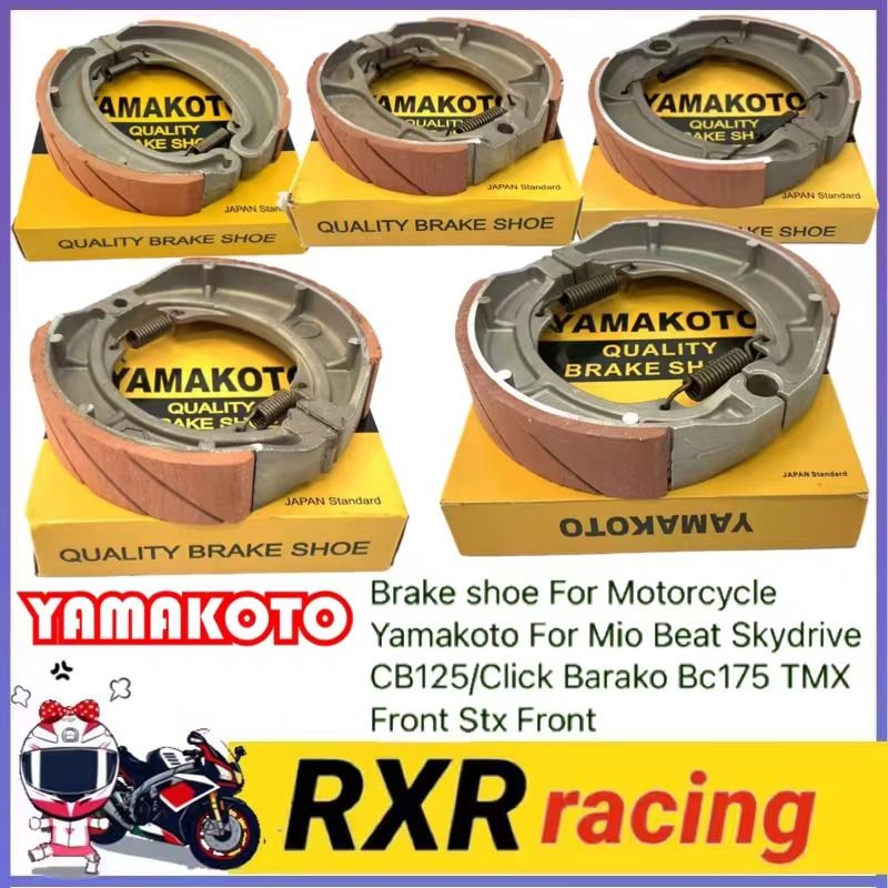 Brake Shoe For Motorcycle Yamakoto For Mio Beat Skydrive CB125 Click