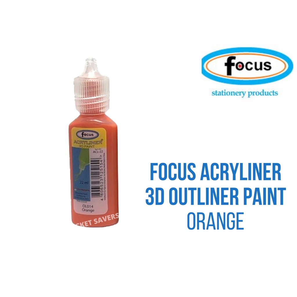 Focus D Acryliner Paint Ml D Acrylic Outliner Water Based Non