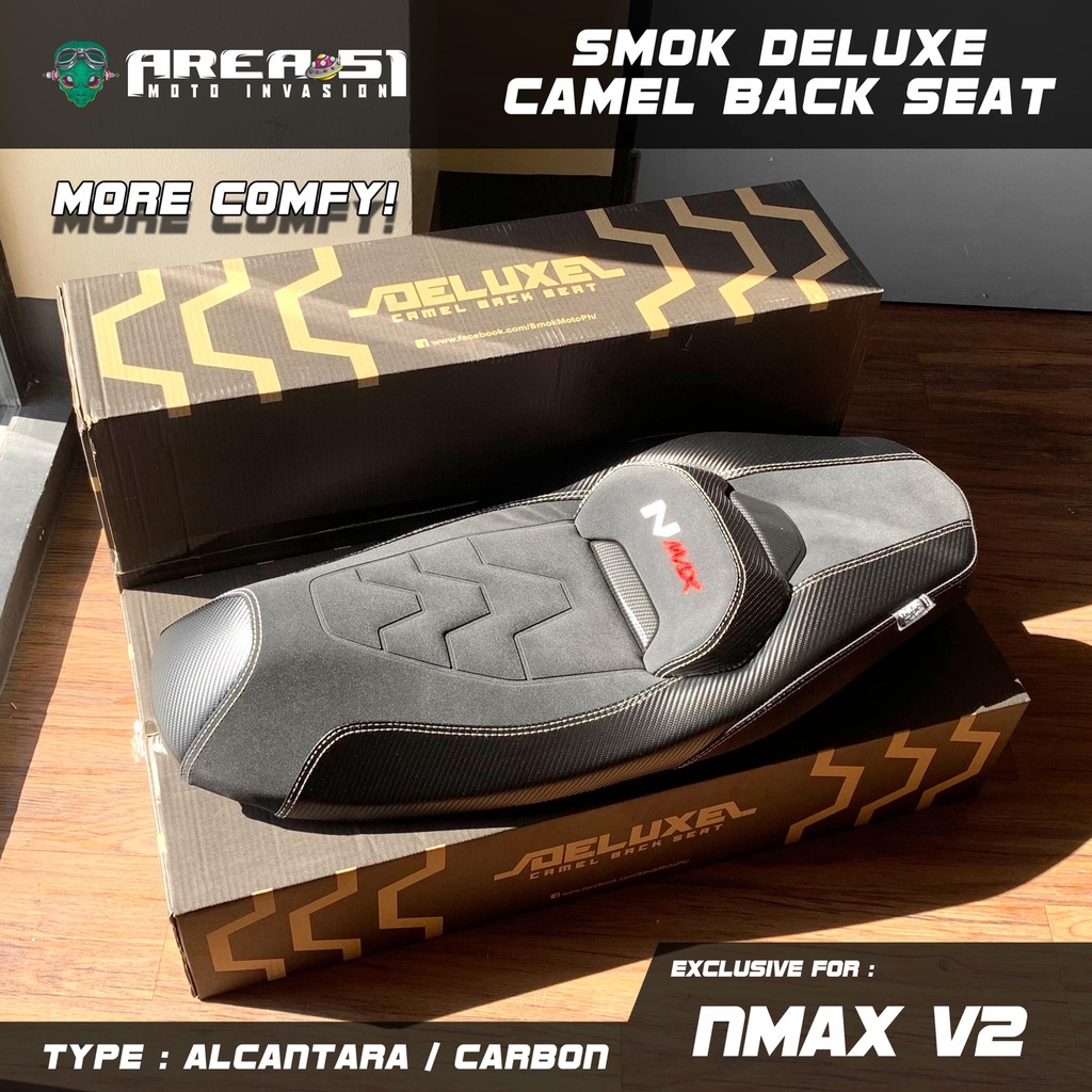 Smok Deluxe Camel Motorcycle Back Seat Type For Nmax V Aerox V