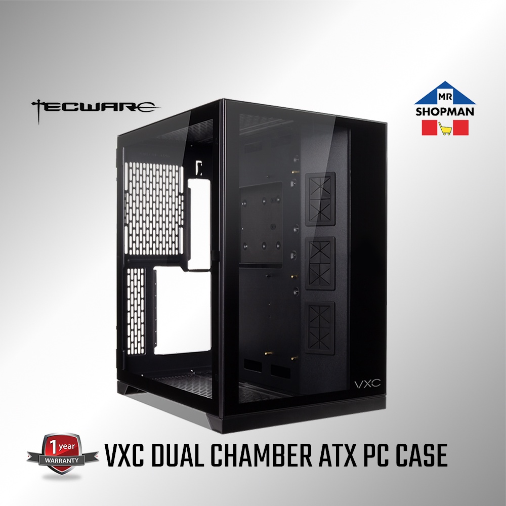 Tecware Vxc Dual Chamber Atx Pc Case Shopee Philippines