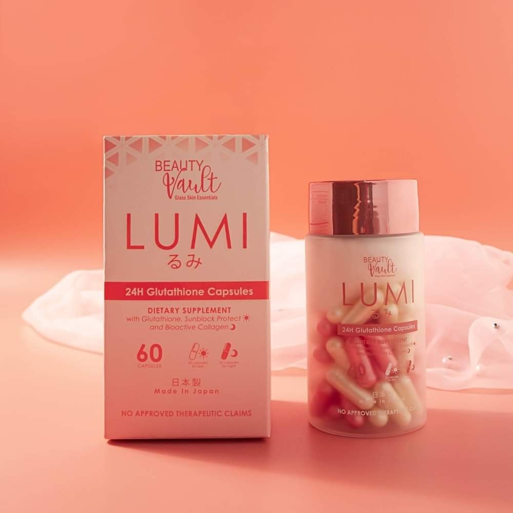 Lumi 24H Glutathione Capsules Whitening By Beauty Vault Lumi Whitening