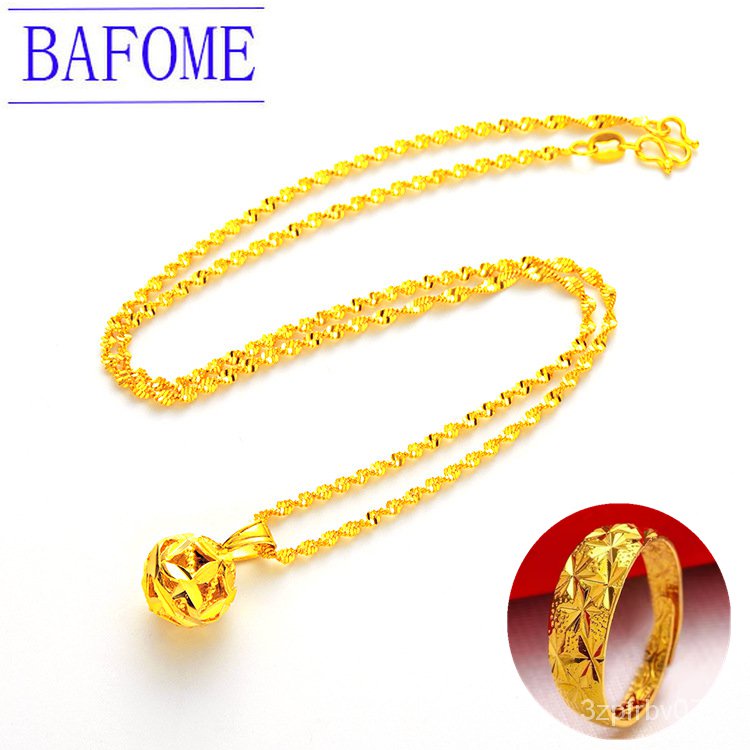 Philippines Ready Stock Gold 18k Pawnable Saudi Necklace For Women Buy