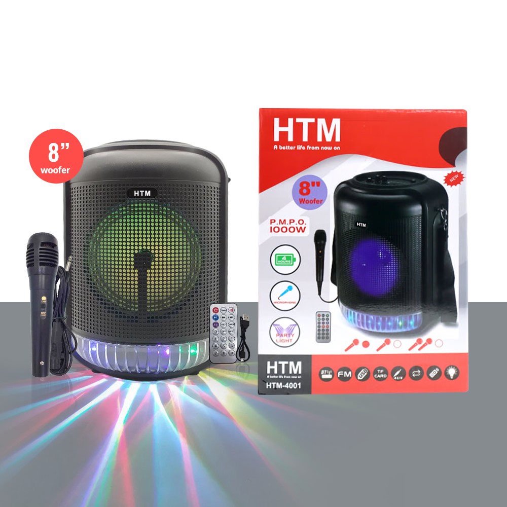 Osq Inch Inch Portable Bluetooth Karaoke Party Speaker With Mic Htm