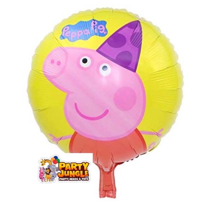 Peppa Pig Mylar Round Foil Balloons Shopee Philippines