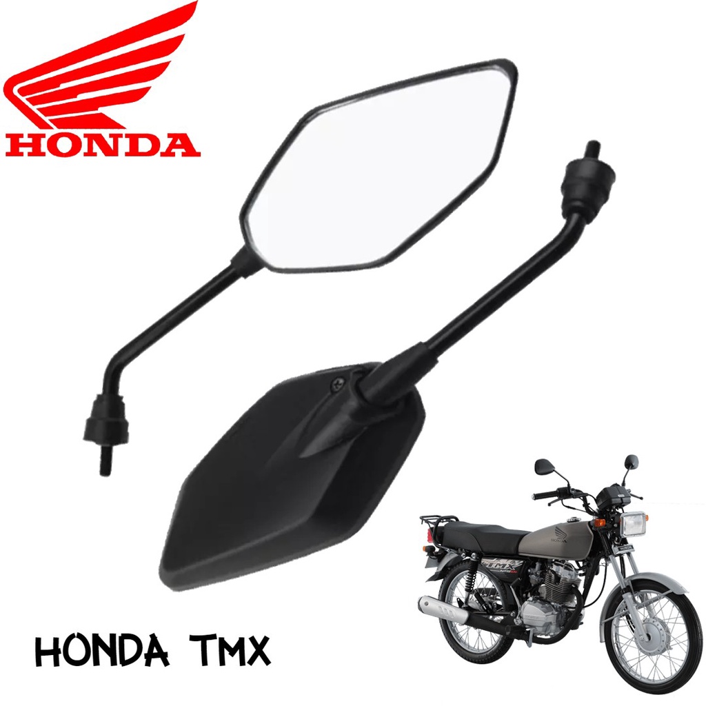 HONDA TMX Motorcycle Side Mirror Stock Dahon Type Black Shopee