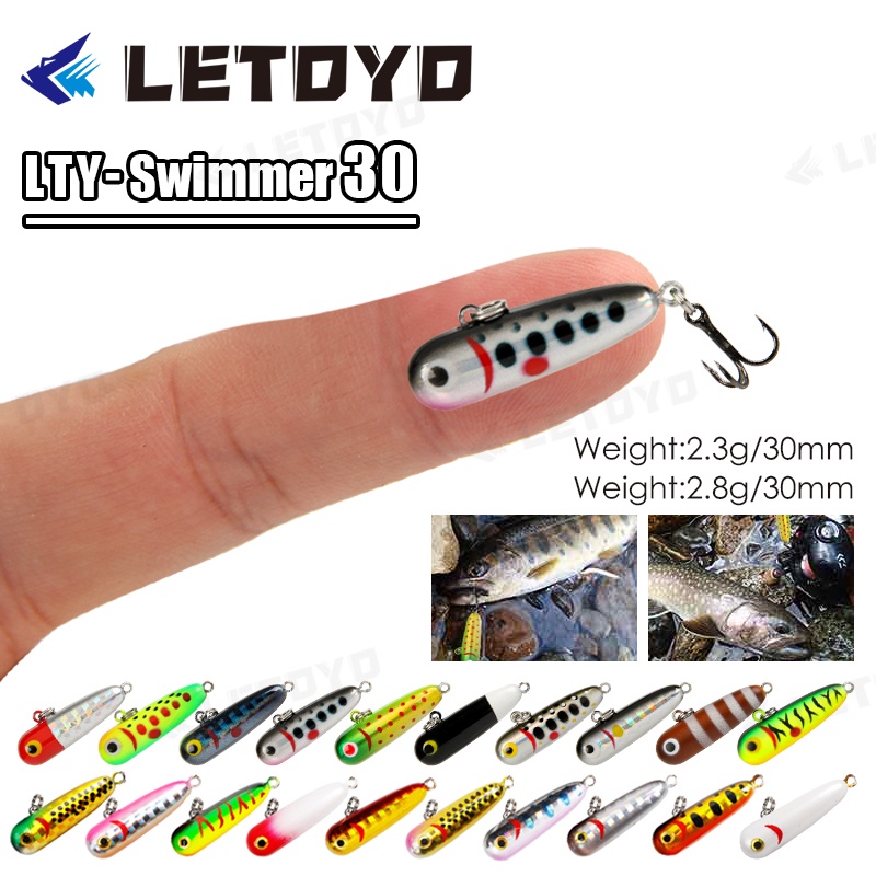 Letoyo G G Mm Mini Sinking Pencil Lures With Tungsten Beads