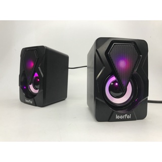 MINI DIGITAL SPEAKER LEERFEI E 1046 RGB COLOR USB 2 0 MULTIMEDIA